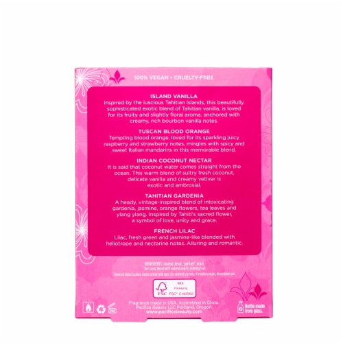 Pacifica Wanderlust Perfumes Set Perspective: back