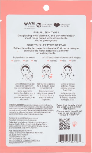 Pacifica® Glow Baby Brightening Facial Mask Perspective: back