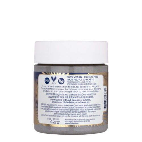 Pacifica® Coconut & Charcoal Underarm Detox Scrub Perspective: back