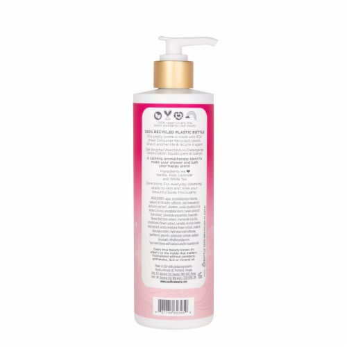 Pacifica Island Vanilla Body Wash Perspective: back