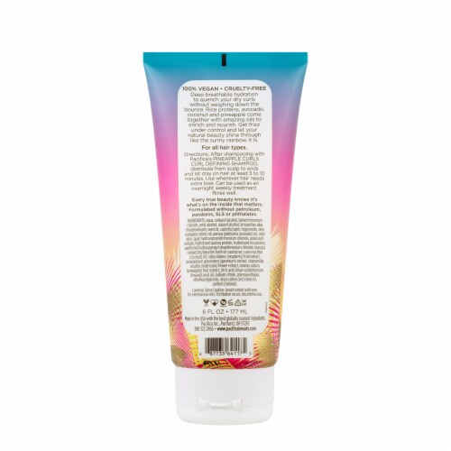 Pacifica® Pineapple Hydrate Curl Nourishing Mask Perspective: back