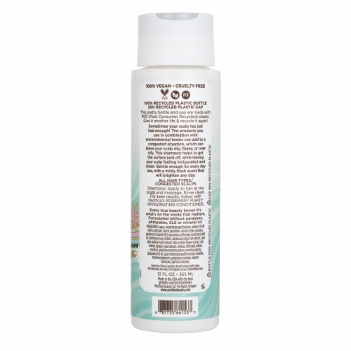 Pacifica® Rosemary Purify Invigorating Shampoo Perspective: back