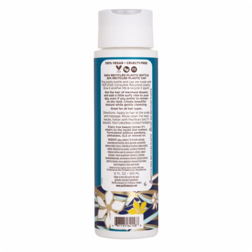 Pacifica® Salty Waves Texturizing Shampoo Perspective: back