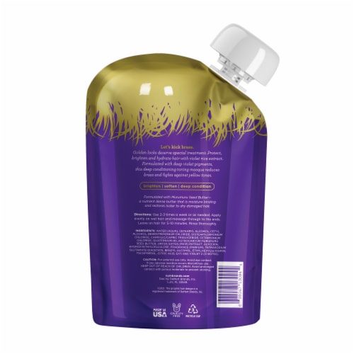 Not Your Mother's® Blonde Moment™ Purple Toning Hair Masque Perspective: back