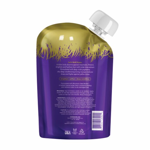 Not Your Mother's® Blonde Moment™ Purple Toning Hair Masque Perspective: back