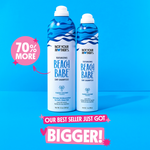 Not Your Mother's® Jumbo Size Beach Babe® Dry Shampoo Perspective: back