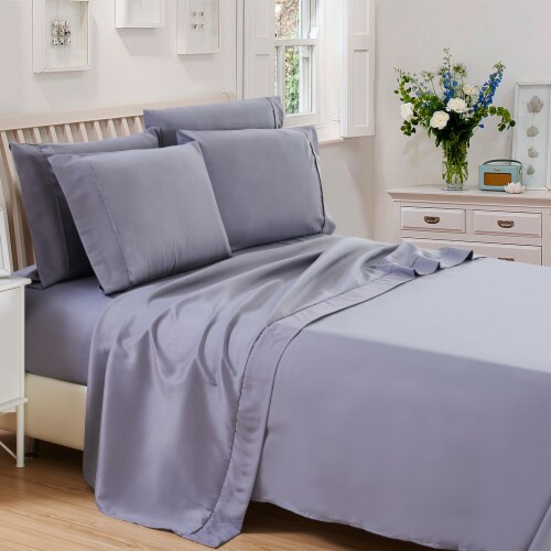 Lux Decor Collection 6 Piece Bed Sheet Set Premium Brushed Microfiber Anti Wrinkle Deep Pock Twin Ralphs