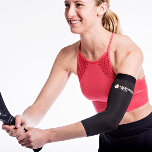 Copper Joe Elbow Compression Sleeve- 1 Pair Perspective: back