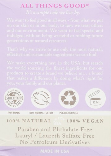 Dr. Woods Lavender Castile Soap Perspective: back