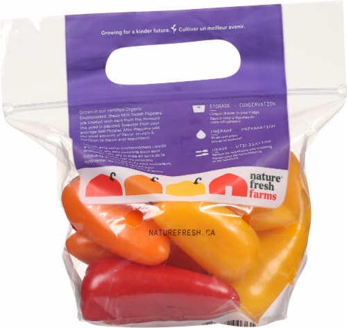 Nature Fresh Farms™ Organic Sweet Peppers Perspective: back