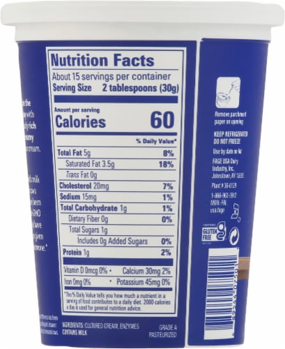 Fage® Sour Cream Perspective: back