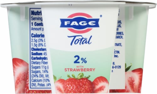 Fage® Total Strawberry 2% Milkfat Greek Yogurt Cup