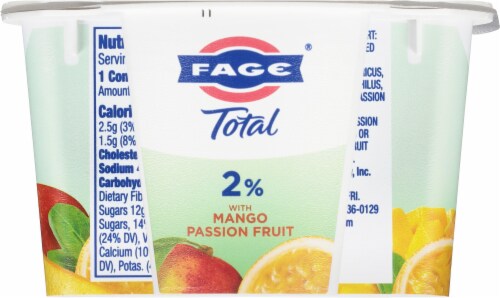 Fage® Total with Mango Passion Fruit Lowfat Greek Yogurt Perspective: back