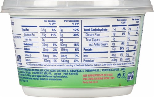Fage® Total 2% Milkfat Strained Greek Yogurt Perspective: back