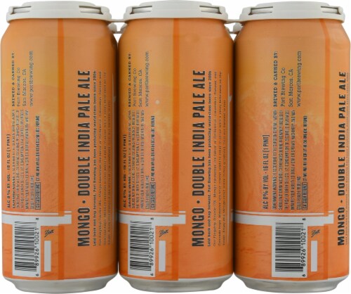Port Brewing Co. Mongo Double IPA Beer Perspective: back