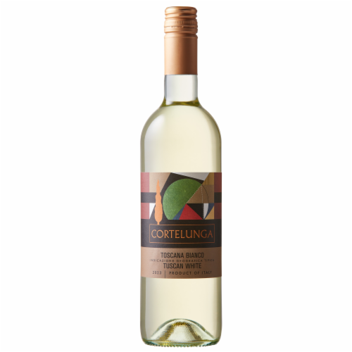 Cortelunga Tuscan White Italian Wine Perspective: back