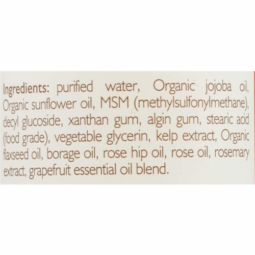 Griffin Remedy Omega-3 Body Wash, Grapefruit Essential Oils and Organic MSM, 8 Ounce Perspective: back