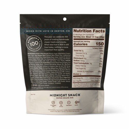 Hammond's Midnight Snack Mix Perspective: back