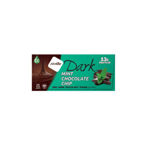 NuGo® Dark® Chocolate Mint Chocolate Chip Bars Perspective: back