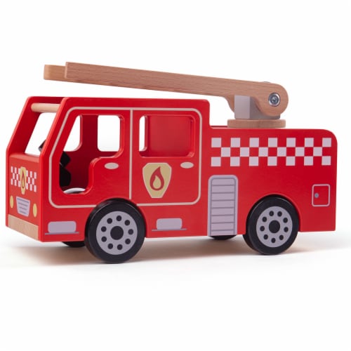 Bigjigs Toys City Fire Engine (BJTJT131) Perspective: back