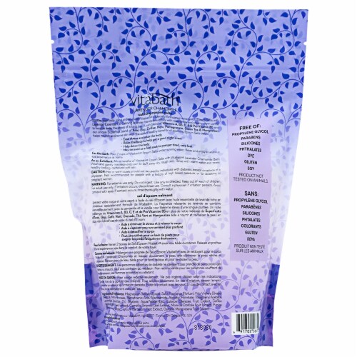 Vitabath® Lavender Chamomile Epsom Salts Perspective: back