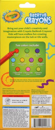 Crayola® Bathtub Crayons Perspective: back