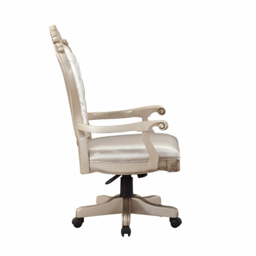 Antique white on sale office chair