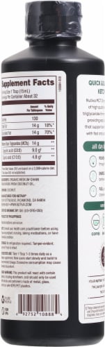 Nutiva Organic Unflavored MCT Oil from Coconut Perspective: back