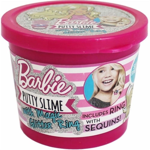 Barbie Putty Slime 3-Pack Magic Glitter Ring Mattel, 1 unit - Food 4 Less