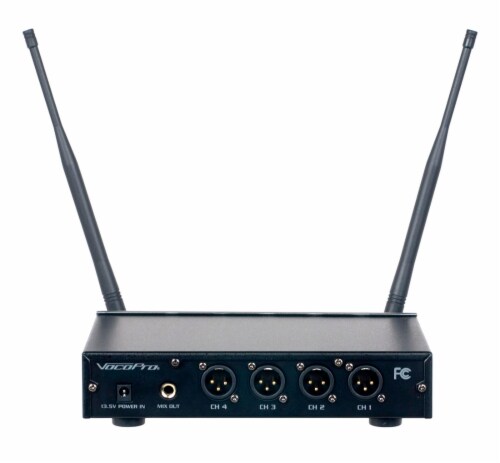 Digital-QUAD-B2 - Four Channel Wireless Headset & lapel Mic System  Mic-on-Chip  Technology Perspective: back