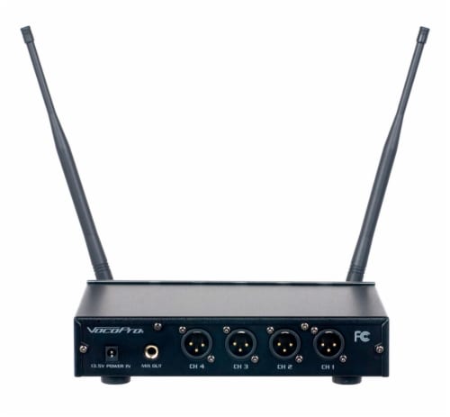 Digital-QUAD-H1 - Four Channel Wireless Handheld Microphone System  Mic-on-Chip  Technology Perspective: back