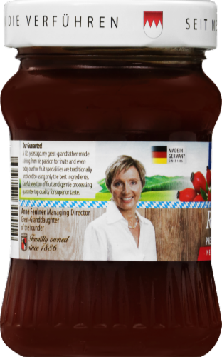 Maintal Rosehip Fruit Spread Perspective: back