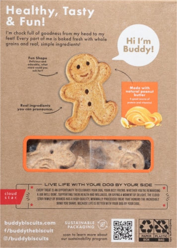 Buddy Biscuits® Peanut Butter Dog Treats Perspective: back