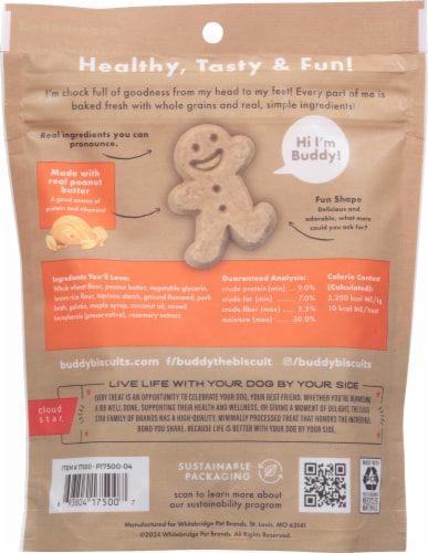 Buddy Biscuits Soft Peanut Butter Perspective: back