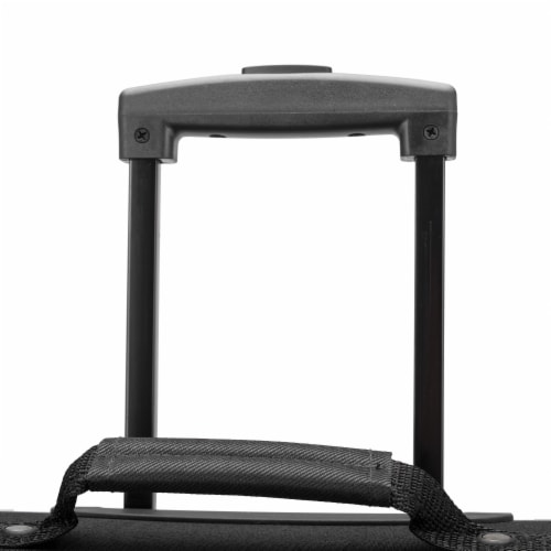 U.S. Traveler Esther Expandable Spinner Luggage - Black Perspective: back