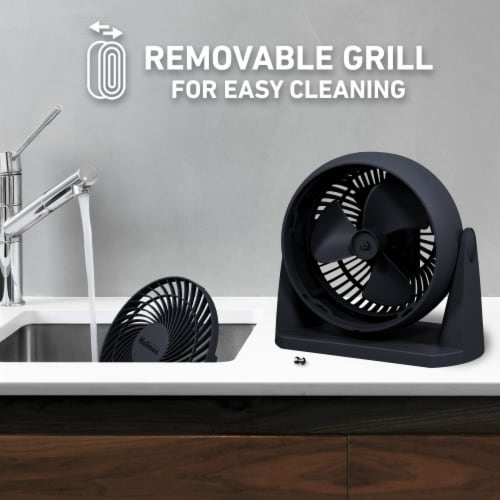 Holmes® Clean Breeze Medium Blizzard Circulator Fan Perspective: back