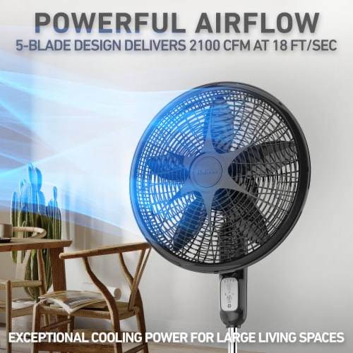 Holmes® Digital Stand Fan Perspective: back
