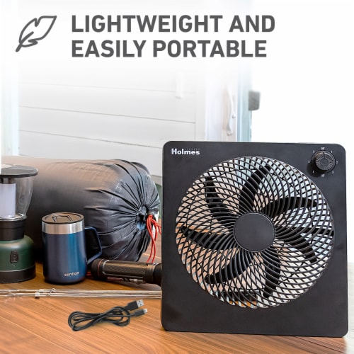 Holmes® Rechargeable Personal Fan Perspective: back