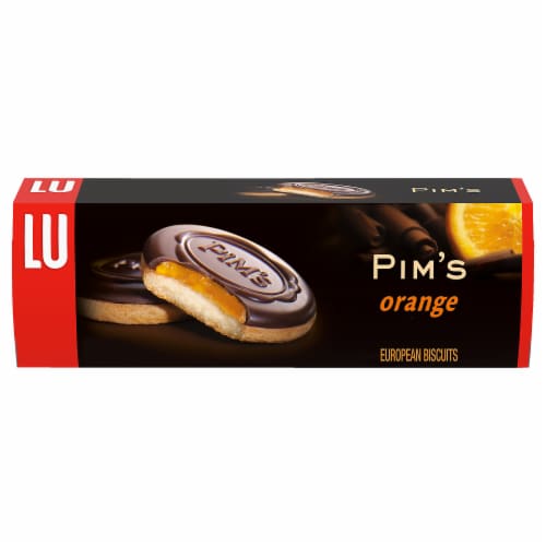 Lu Pim'S Orange European Biscuits Perspective: back