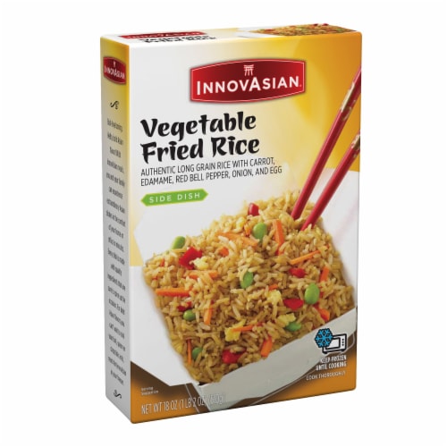 InnovAsian Vegetable Fried Rice, Frozen Perspective: back