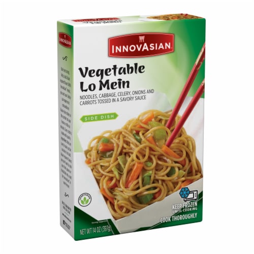 InnovAsian Vegetable Lo Mein, Frozen Perspective: back