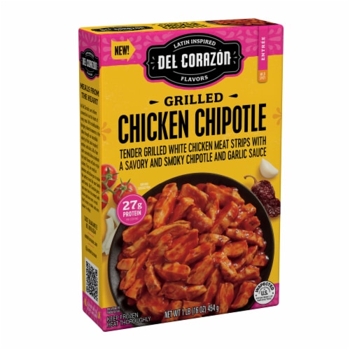 Del Corazón Grilled Chicken Chipotle Meal, Frozen Perspective: back