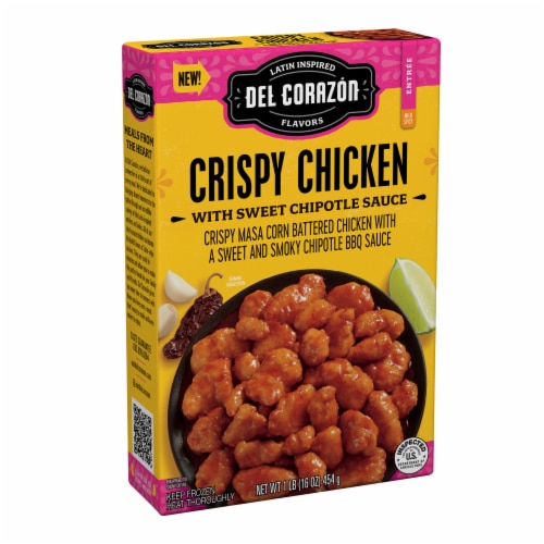 Del Corazón Crispy Chicken with Sweet Chipotle Sauce Meal, Frozen Perspective: back