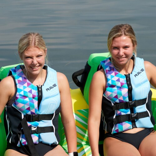 RAVE Sports 02969 Women's Neoprene Dynamic Life Vest, Certified Level 70, XL Perspective: back