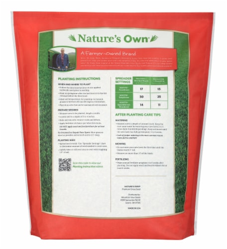 Nature's Own Sun & Shade Mix Grass Seed Perspective: back