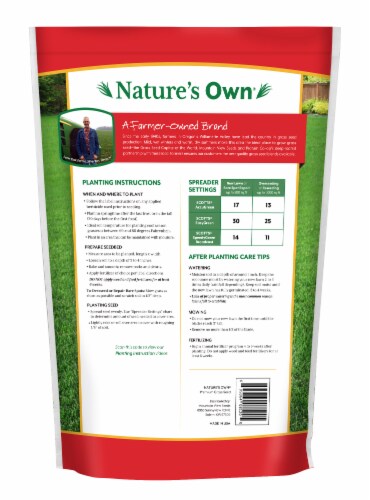 Nature's Own® Grass Seed Sun & Shade Mix - 3Lb Alaska Perspective: back