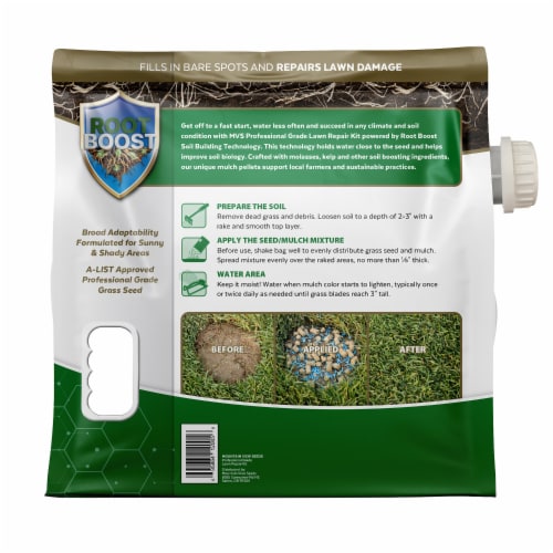 MVS® Lawn Repair Kit Sun & Shade- 5Lb Perspective: back