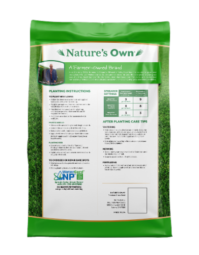 Nature's Own® Drought Defy Grass Seed Perspective: back