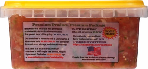 Salsa de Rosa® Medium Salsa Perspective: back
