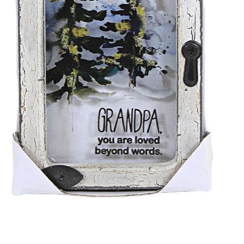 Holiday Ornament Window Message Ornament Mini Family Friend Professional Er75690 Grandpa Perspective: back